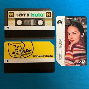 NYC MTA Olivia Rodrigo Limited Edition wu tang collectible rare 3 metrocards new